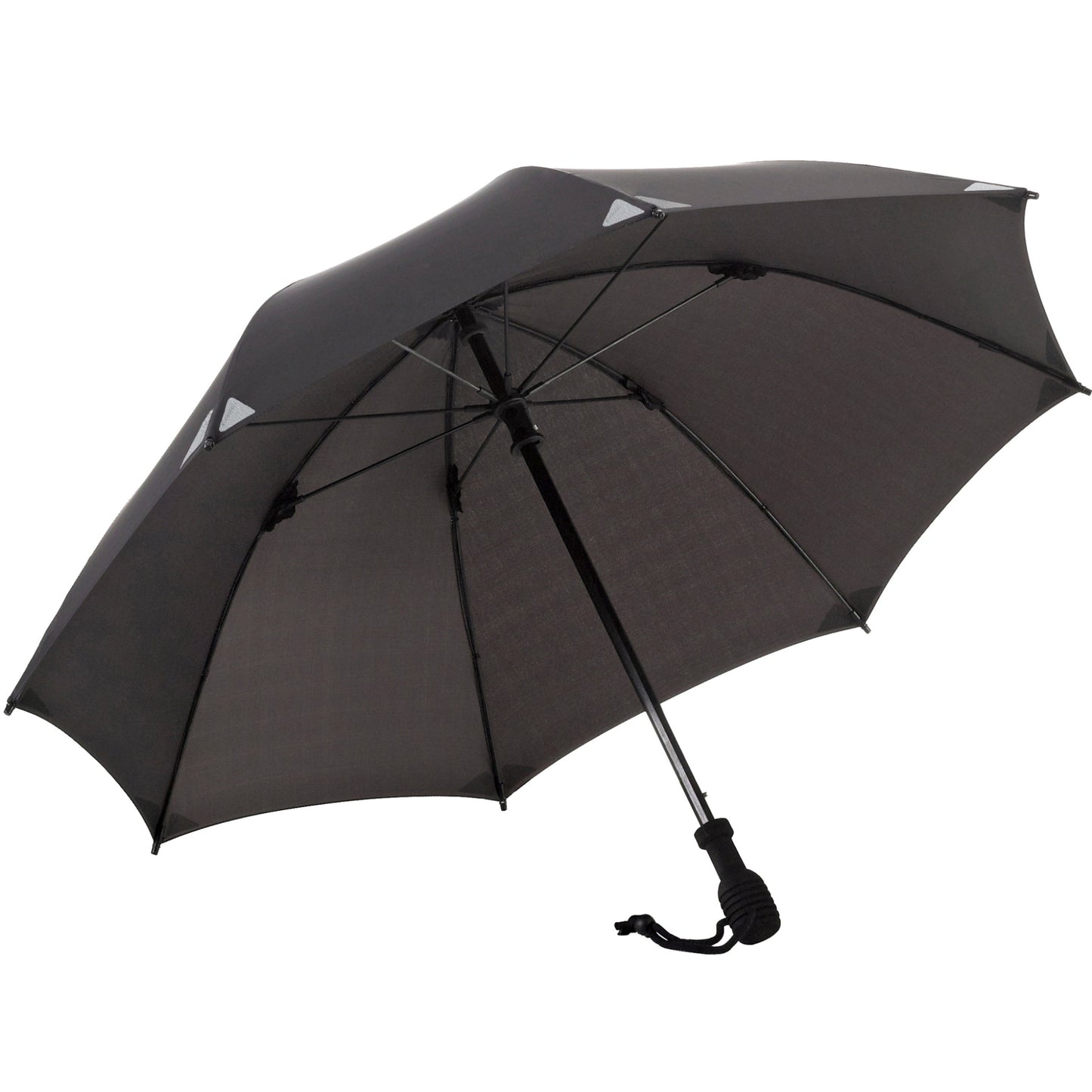 EuroSCHIRM Birdiepal Octagon Umbrella, Extremely Durable, Ultra Lightweight, Trekking, Hiking, 39”, Reflective Black