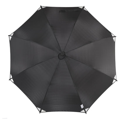 EuroSCHIRM Birdiepal Octagon Umbrella, Extremely Durable, Ultra Lightweight, Trekking, Hiking, 39”, Reflective Black