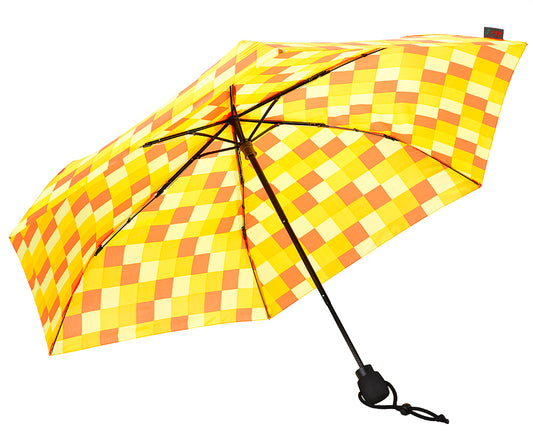 EuroSCHIRM Light Trek Ultra, Ultra-Light Weight Trekking Umbrella, 38”, Yellow Squares