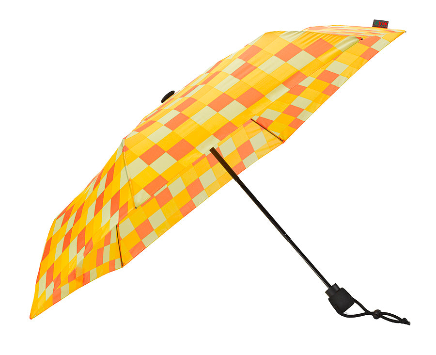 EuroSCHIRM Light Trek Ultra, Ultra-Light Weight Trekking Umbrella, 38”, Yellow Squares