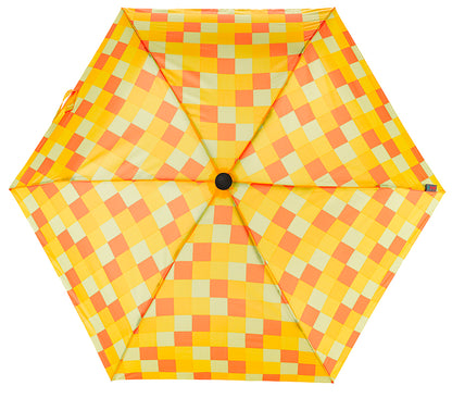 EuroSCHIRM Light Trek Ultra, Ultra-Light Weight Trekking Umbrella, 38”, Yellow Squares