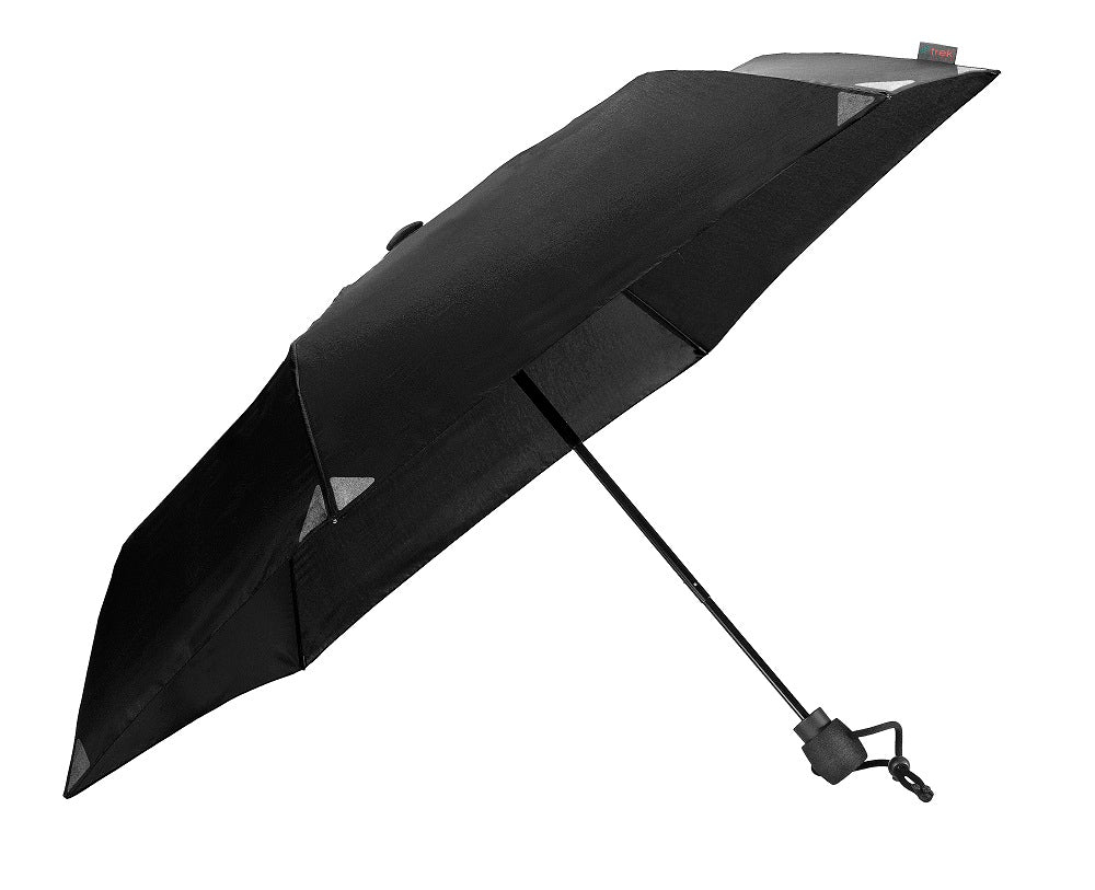 EuroSCHIRM Light Trek Ultra, Ultra-Light Weight Trekking Umbrella, 38”, Reflective Black