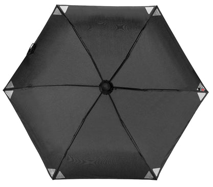 EuroSCHIRM Light Trek Ultra, Ultra-Light Weight Trekking Umbrella, 38”, Reflective Black