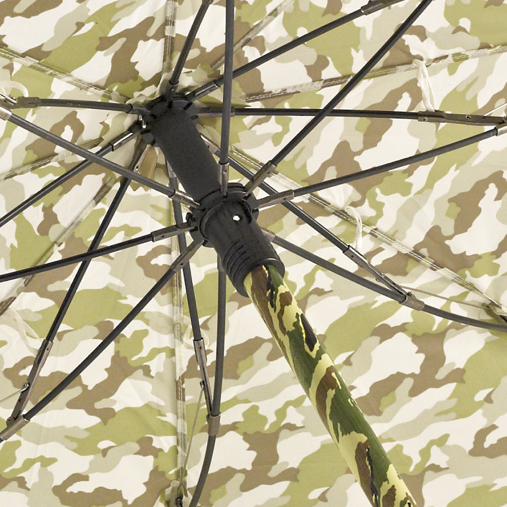 EuroSCHIRM Telescope Handsfree Trekking Umbrella, With Mounting Hardware, 43", Camouflage