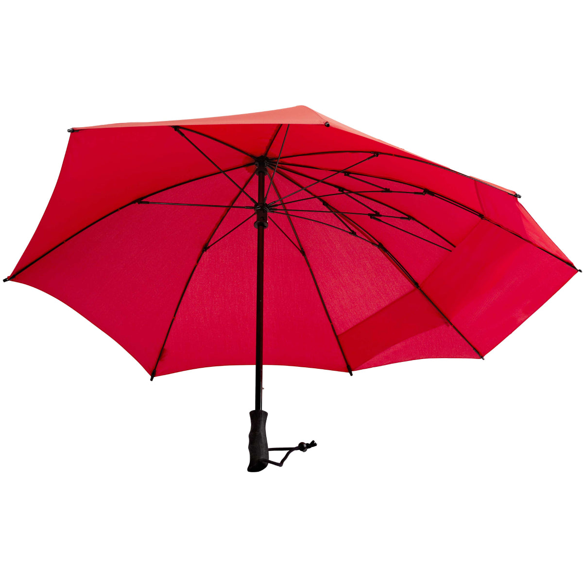 EuroSCHIRM Swing Backpack Umbrella with Pack Canopy Extension, 48”, Red