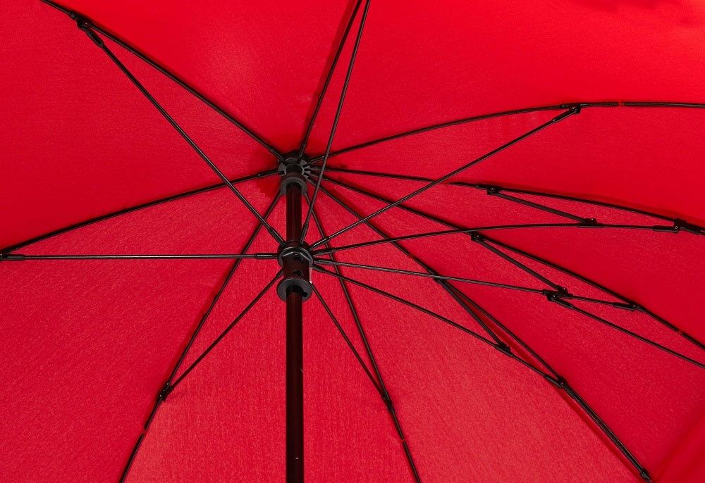 EuroSCHIRM Swing Backpack Umbrella with Pack Canopy Extension, 48”, Red