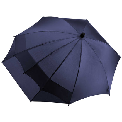 EuroSCHIRM Swing Backpack Umbrella with Pack Canopy Extension, 48”, Navy