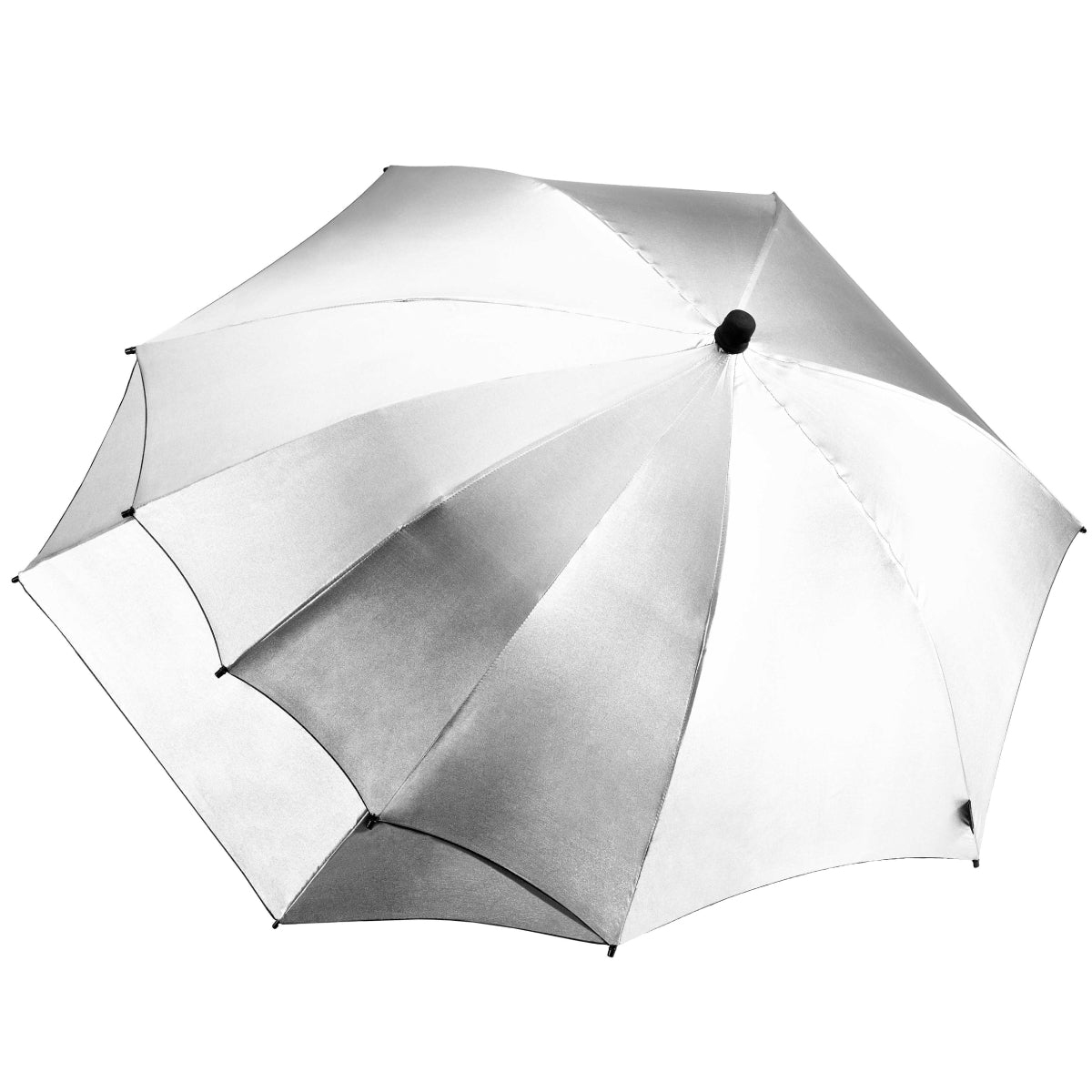 EuroSCHIRM Swing Backpack Umbrella with Pack Canopy Extension, 48”, Silver (UV Protective)