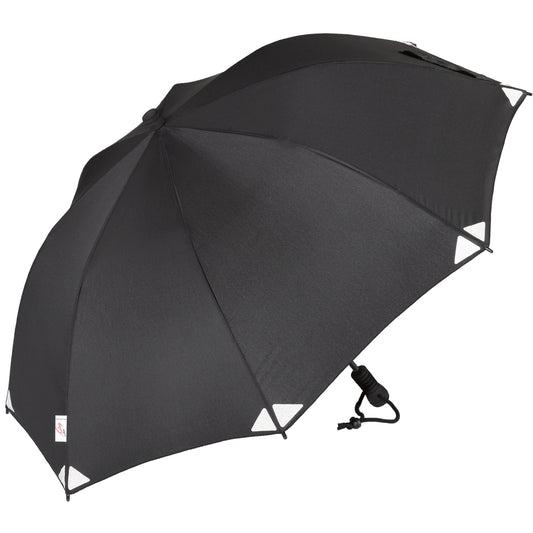 EuroSCHIRM Swing Liteflex Ultra-Light Weight Trekking Umbrella, 37.5”, Reflective Black
