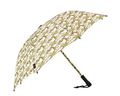 EuroSCHIRM Swing Professional Trekking Umbrella, 38.5”, Durable Fiberglass Fixed Shaft, Camouflage