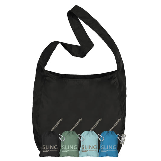 ChicoBag (rePETe + Refine) Crossbody Sling Tote w/ Carabiner | Recycled Bag | Eco Friendly