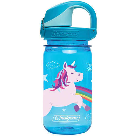 Nalgene 12oz On-The-Fly Sustain Kids Bottle, Blue Unicorn