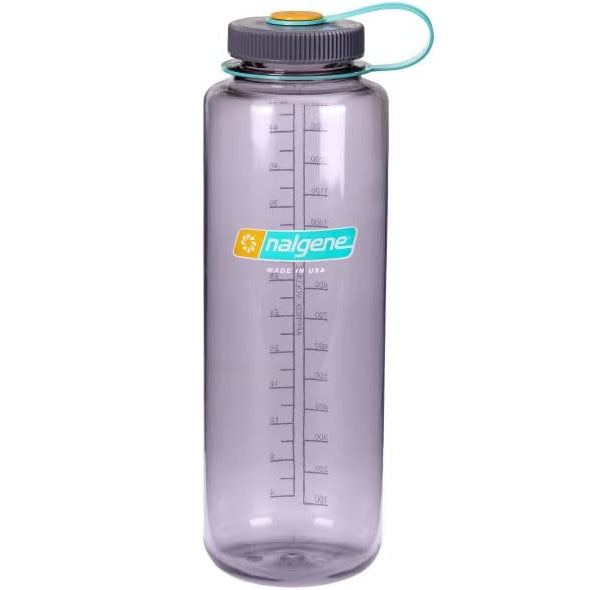 Nalgene 48oz Wide Mouth Sustain Water Bottle, Aubergine