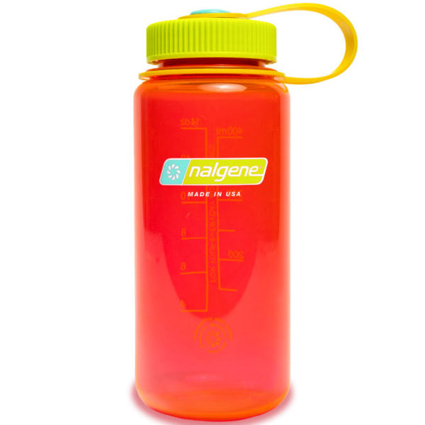 Nalgene 16oz Wide Mouth Sustain Bottle, Pomegranate