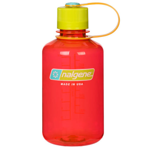 Nalgene 16oz Narrow Mouth Sustain Bottle, Pomegranate