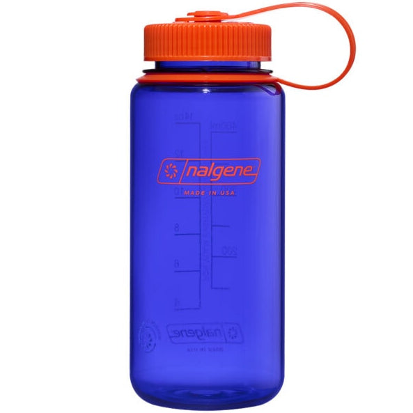 Nalgene 16oz Wide Mouth Sustain Bottle, Periwinkle