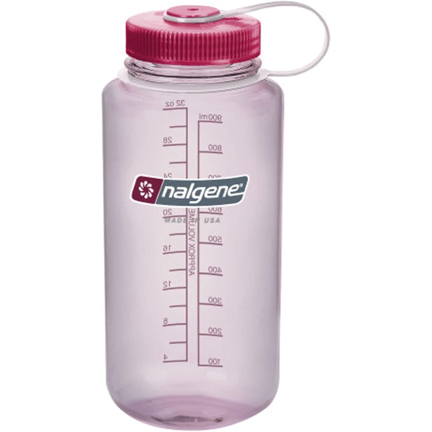 Nalgene 32oz Wide Mouth Sustain Water Bottle, Cosmo