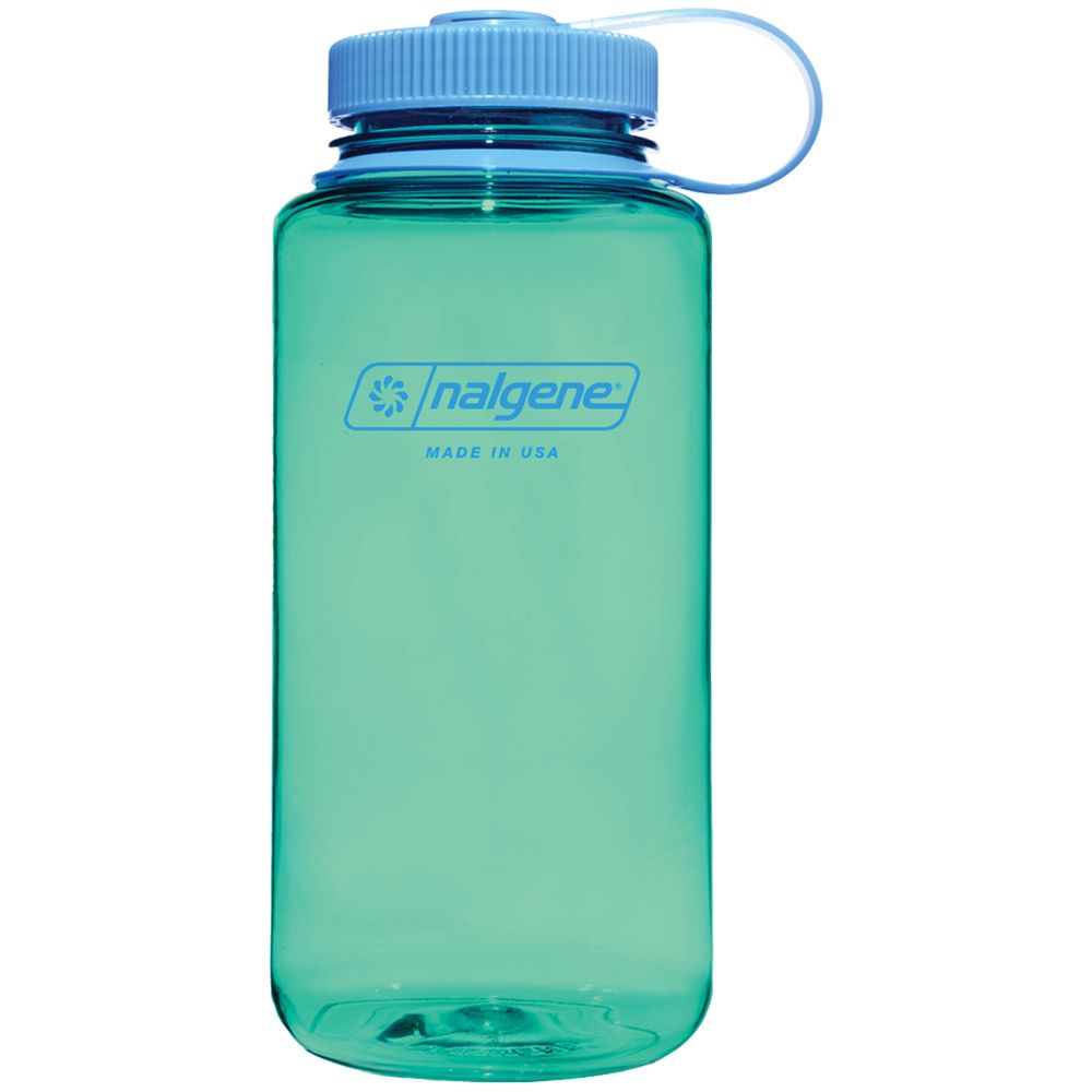 Nalgene 32oz Wide Mouth Sustain Water Bottle, Pastel Green