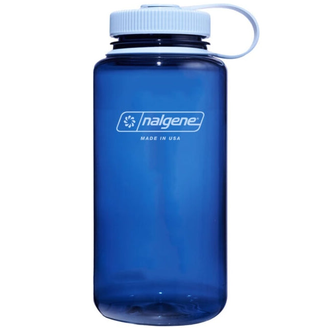 Nalgene 32oz Wide Mouth Sustain Water Bottle, Indigo