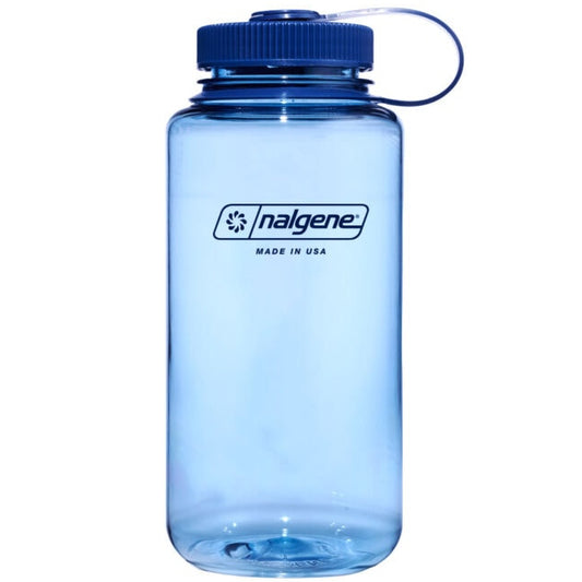 Nalgene 32oz Wide Mouth Sustain Water Bottle, Baby Blue