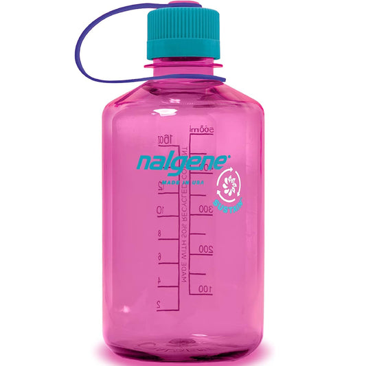 Nalgene 16oz Narrow Mouth Sustain Bottle, Electric Magenta