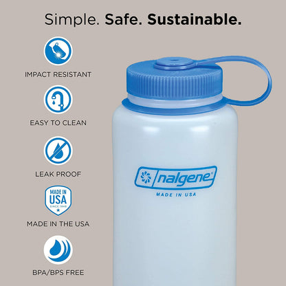 Nalgene 48oz Wide Mouth HDPE Ultralite Bottle