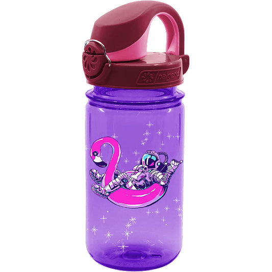 Nalgene 12oz On-The-Fly Sustain Kids Bottle, Purple Astronaut