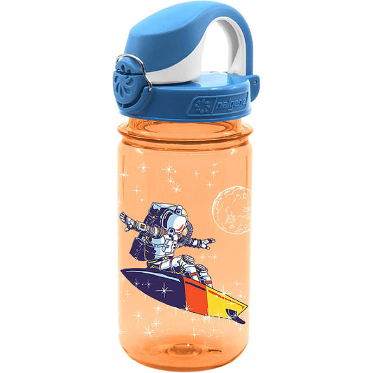 Nalgene 12oz On-The-Fly Sustain Kids Bottle, Orange Astronaut