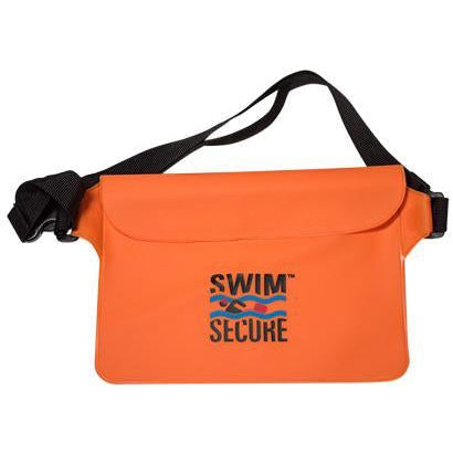 Swim Secure Waterproof Bum Bag Fanny Pack, Orange