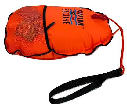 Swim Secure High-Visibility Tow Float ELITE Swim Buoy Emergency Safety Inflate