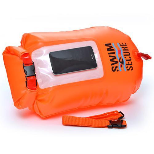 Swim Secure Dry Bag 28L Medium w/ Window, Orange