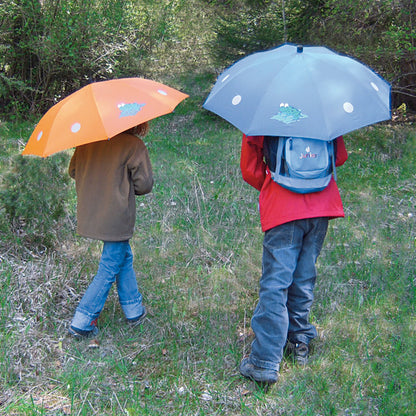 EuroSCHIRM Swing Liteflex Kids Umbrella, 33” Width, Fixed Fiberglass Shaft, Reflective, Orange