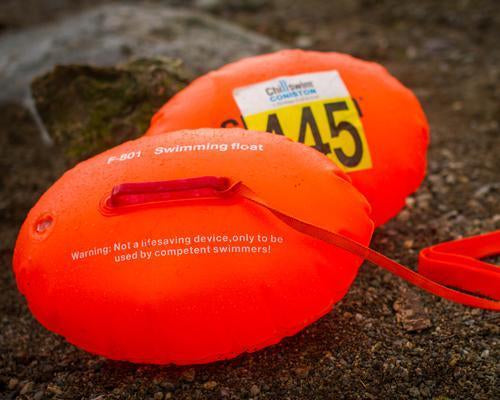 Swim Secure High-Visibility Tow Float Swim Buoy Emergency Safety Inflatable, Orange