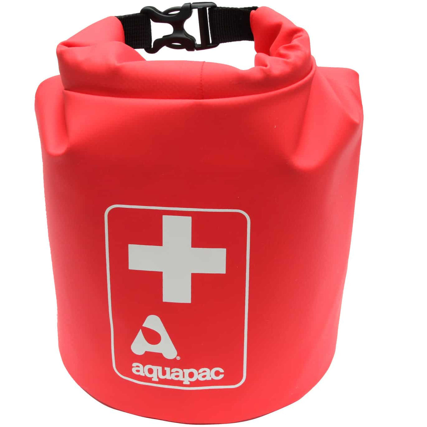 Aquapac Waterproof First Aid Kit Dry Bag for Emergency Use with Secure Buckle - Red