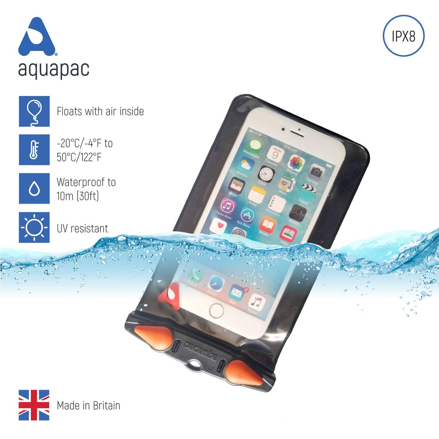 Aquapac Waterproof Extreme Pro Phone Case Plus