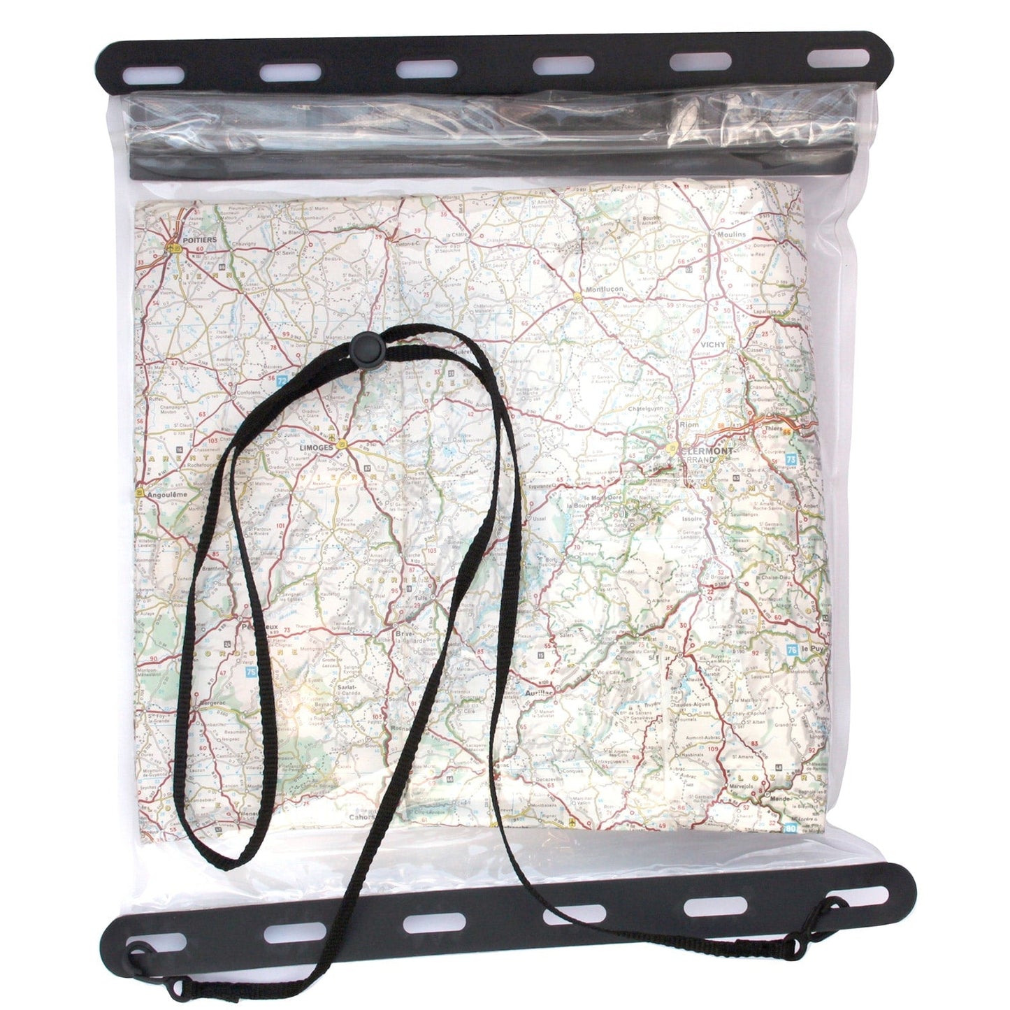 Aquapac Kaituna Waterproof Map Holder Large - Waterproof Cover for Reading Map While Outdoors or Hiking - Clear Plastic Case for Kayaking- Waterproof Bag for Camping Accessories