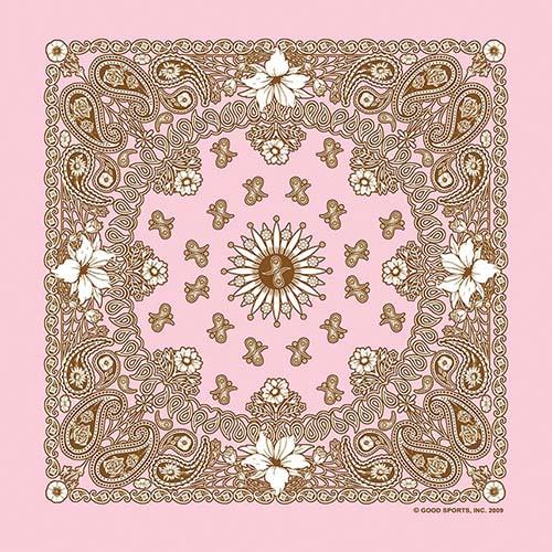 Floral Paisley 22" x 22" Novelty Print Bandana