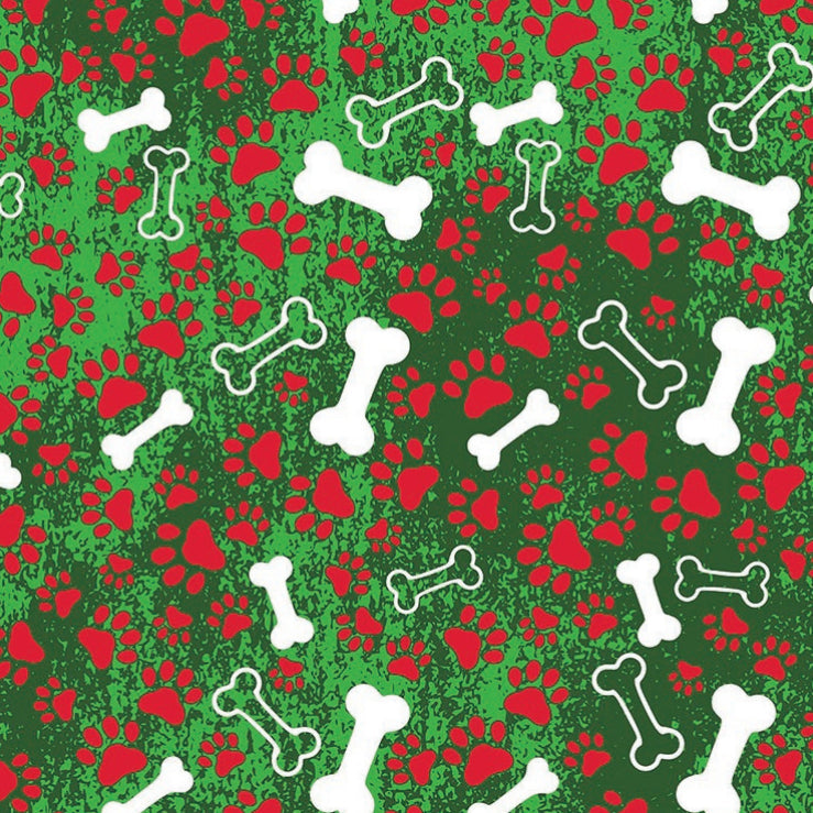 Holiday Bones 22" x 22" Animal Print Bandana