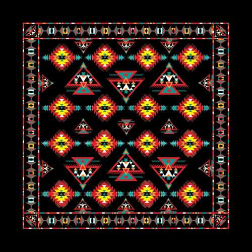 Apache 22" x 22" Novelty Southwestern Print Bandana