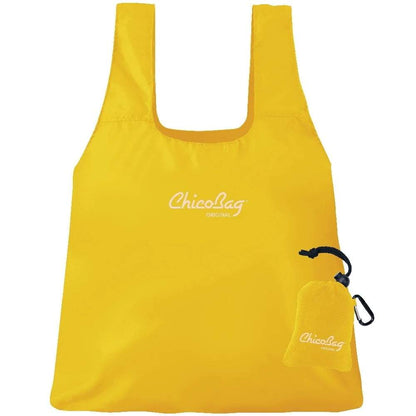 ChicoBag Original Compact Reusable Grocery Bag Tote - Attached Pouch & Carabiner