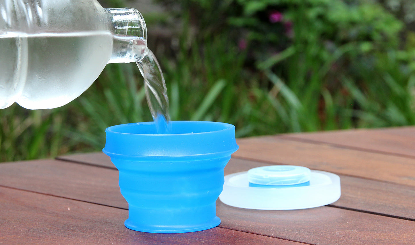 humangear GoCup | Silicone Compact Storage | On the Go Cup | BPA-free, PC-free, Phthalate-Free