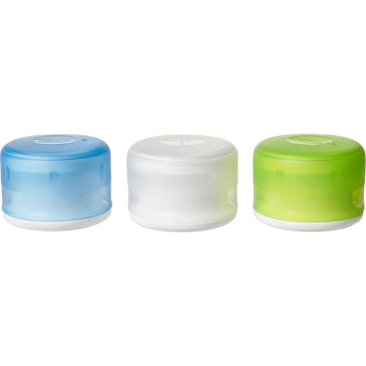 humangear GoTubb | Hard Container | Easy Open | Food-Safe Material, Small, 3-Pack