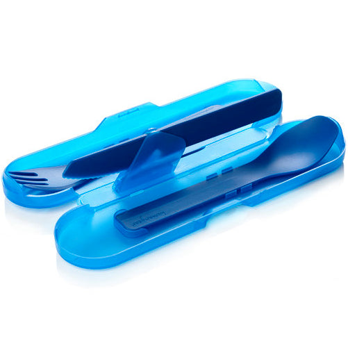 humangear GoBites Trio | Travel & Camping Utensils | Portable & Convertible Dining Ware | Multi-Functional Spork & Knife