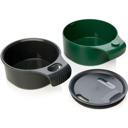 humangear cupCUP 16oz | Nesting Cup Mess Kit | Camping Gear with Secure Lid | Made with FDA-Food Safe Material