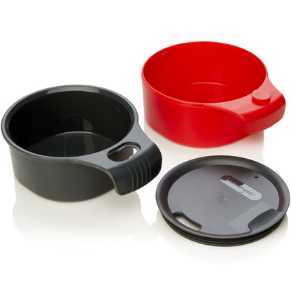 humangear cupCUP 16oz | Nesting Cup Mess Kit | Camping Gear with Secure Lid | Made with FDA-Food Safe Material