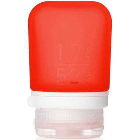 humangear GoToob+ (Small 1.7oz) | Refillable Silicone Travel Bottle | Locking Lid | Food-Safe Material