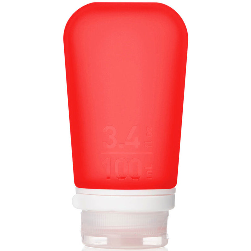 humangear GoToob+ (Large 3.4oz) | Refillable Silicone Travel Bottle | Locking Lid | Food-Safe Material