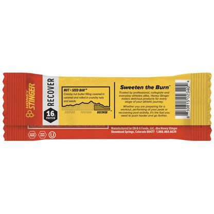 Honey Stinger Nut + Seed Bar | Almond Pumpkin Seed | Protein Packed Food for Exercise, Endurance, Performance and Recovery | Sports Nutrition Snack Bar for Home & Gym, Post Workout | Box of 12