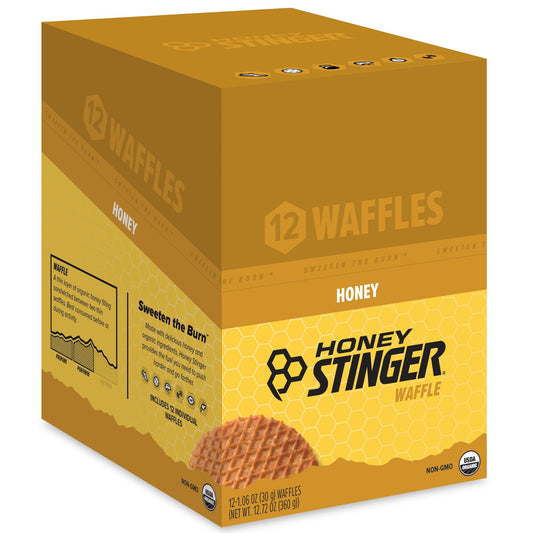 Honey Stinger Organic Energy Waffles 12 Pack [Honey]