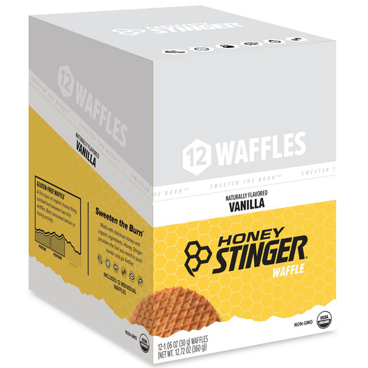Honey Stinger Organic Energy Waffles 12 Pack [Vanilla]